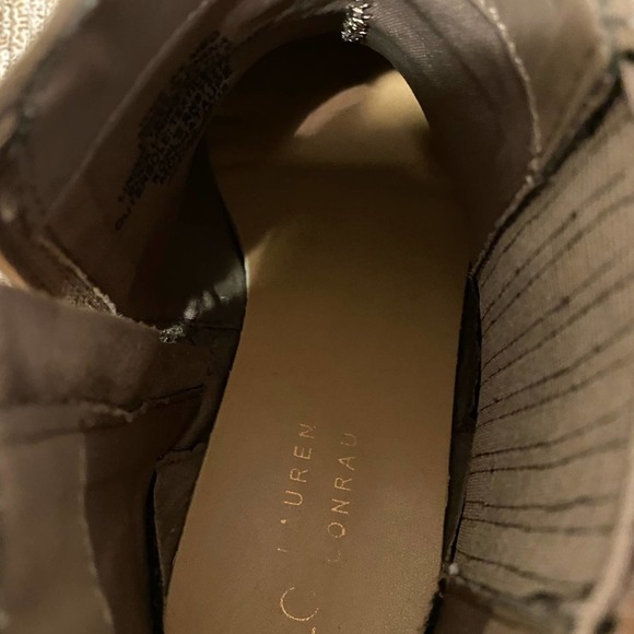 LC Lauren Conrad Mocha/Taupe Ankle Boots (Size 9&1/2) - Picture 7 of 13